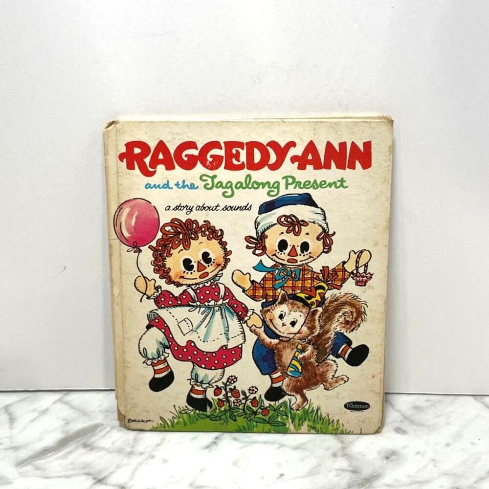 Raggedy Ann Vintage Childrens Book 1971 A Story About Sounds Andy Ephemera Aged